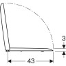 Комплект GEBERIT DUOFIX 111.300.00.5 UP320 с подвесным унитазом ICON SQUARE 201950000 с крышкой-сиденьем 571910000 111.300.00.57